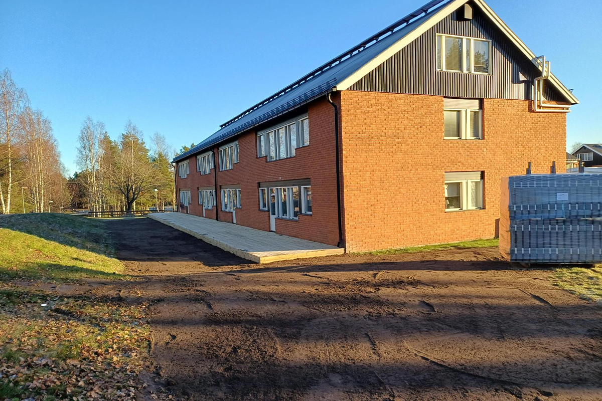 Nya uteplatser på Östanbräck